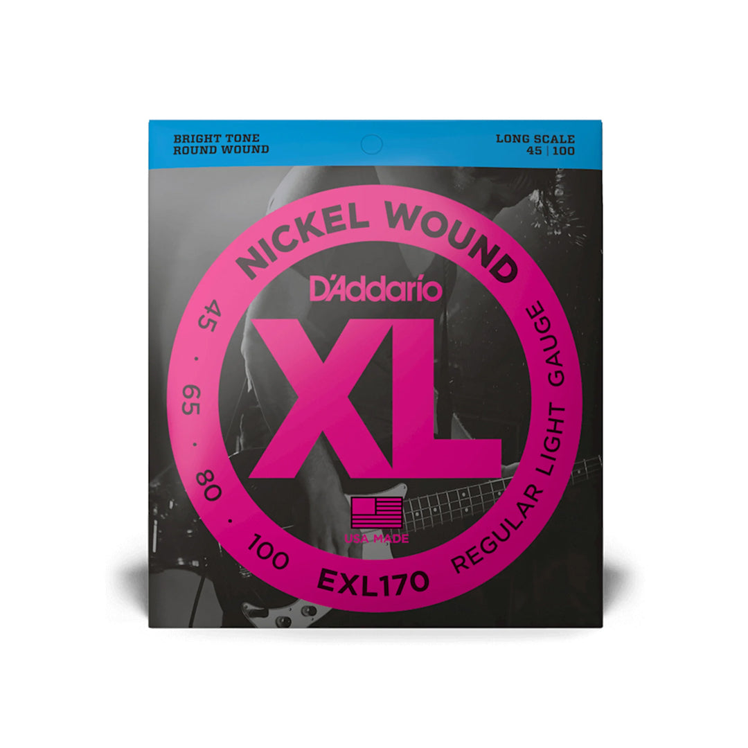 D'Addario EXL170 Nickel Wound Bass Guitar Strings